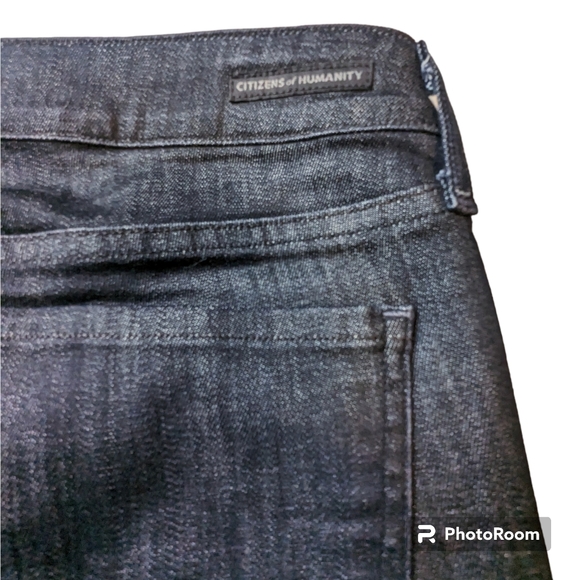 Citizens Of Humanity Jeans Womens Sz 29 Blue Skinny Low Rise Logan Moto in Rider - Picture 6 of 15